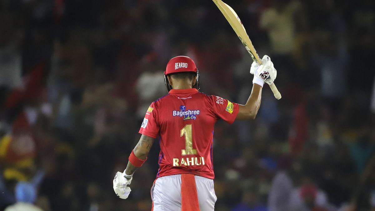 KL scored his fourth fifty of the season as Kings XI Punjab beat Rajasthan Royals by 12 runs in Chandigarh. 