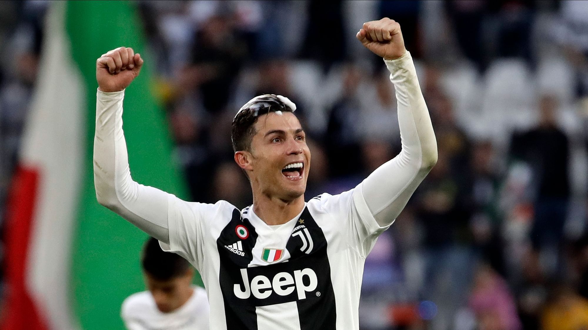 Ronaldo became the first player in history to win league titles in the English Premier League (with United), the Spanish league (Madrid) and Serie A (Juventus).
