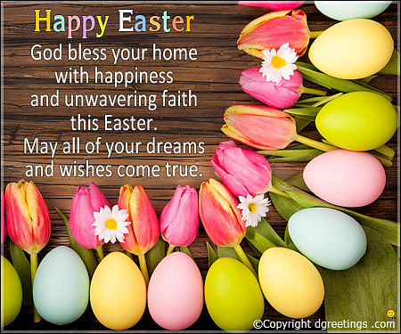 Most people from the Christian community decorate Easter eggs & treat each other with  chocolates to mark this day.