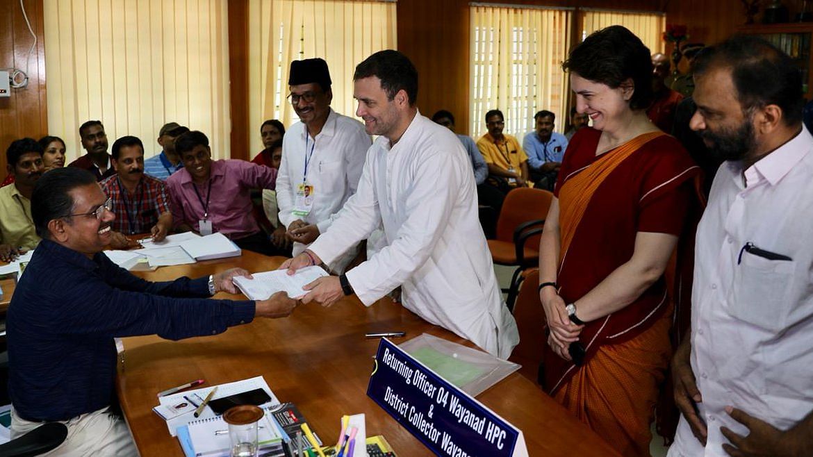 Congress President Rahul Gandhi filed his nomination from the Wayanad constituency on Thursday, 4 April.