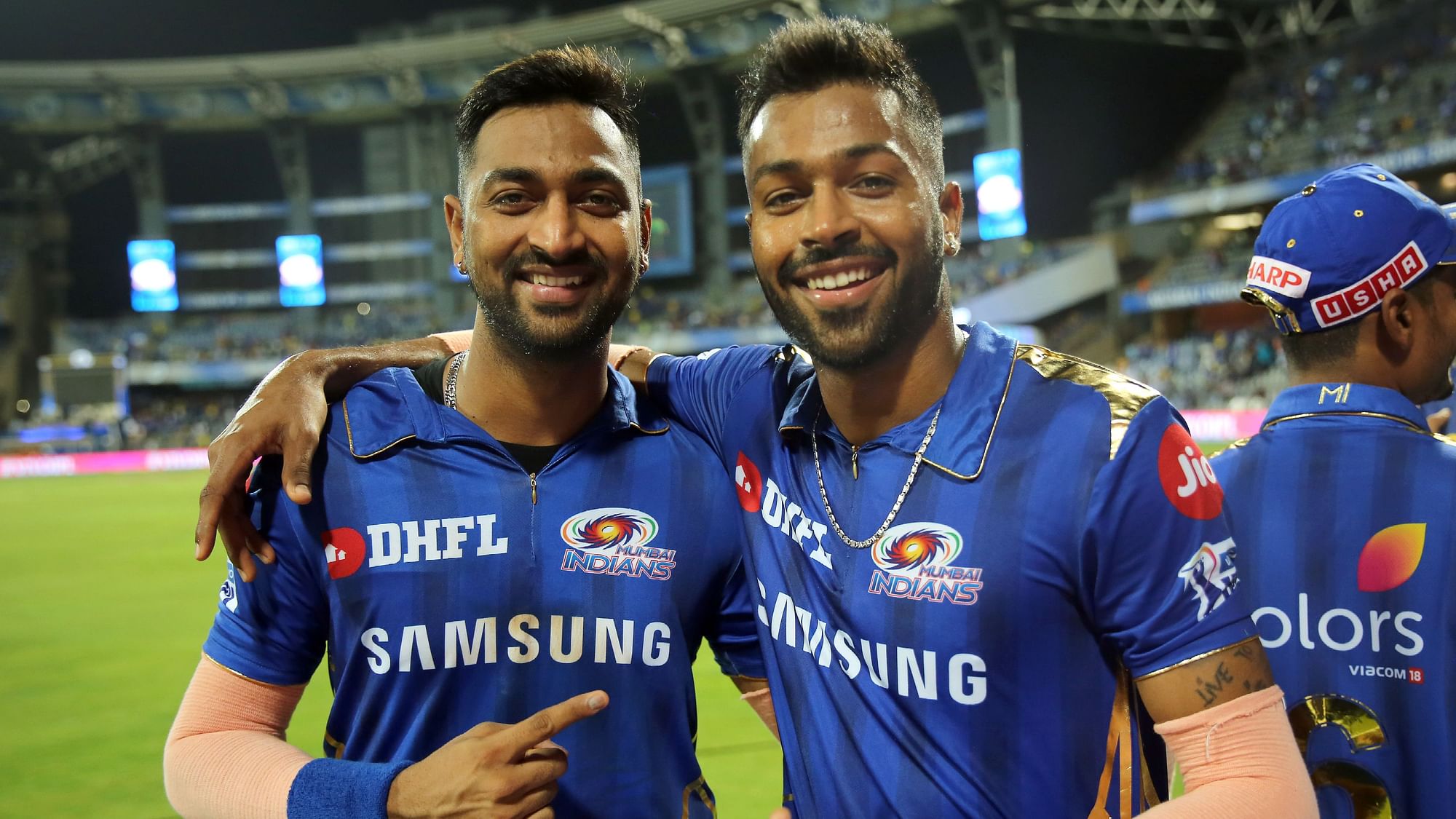 The Pandya brothers came to the rescue of Mumbai on Thursday against Delhi and added a quickfire 54 off 26 balls.