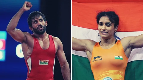 Bajrang Punia Vinesh Phogat Slam Haryana S Reduced Cash