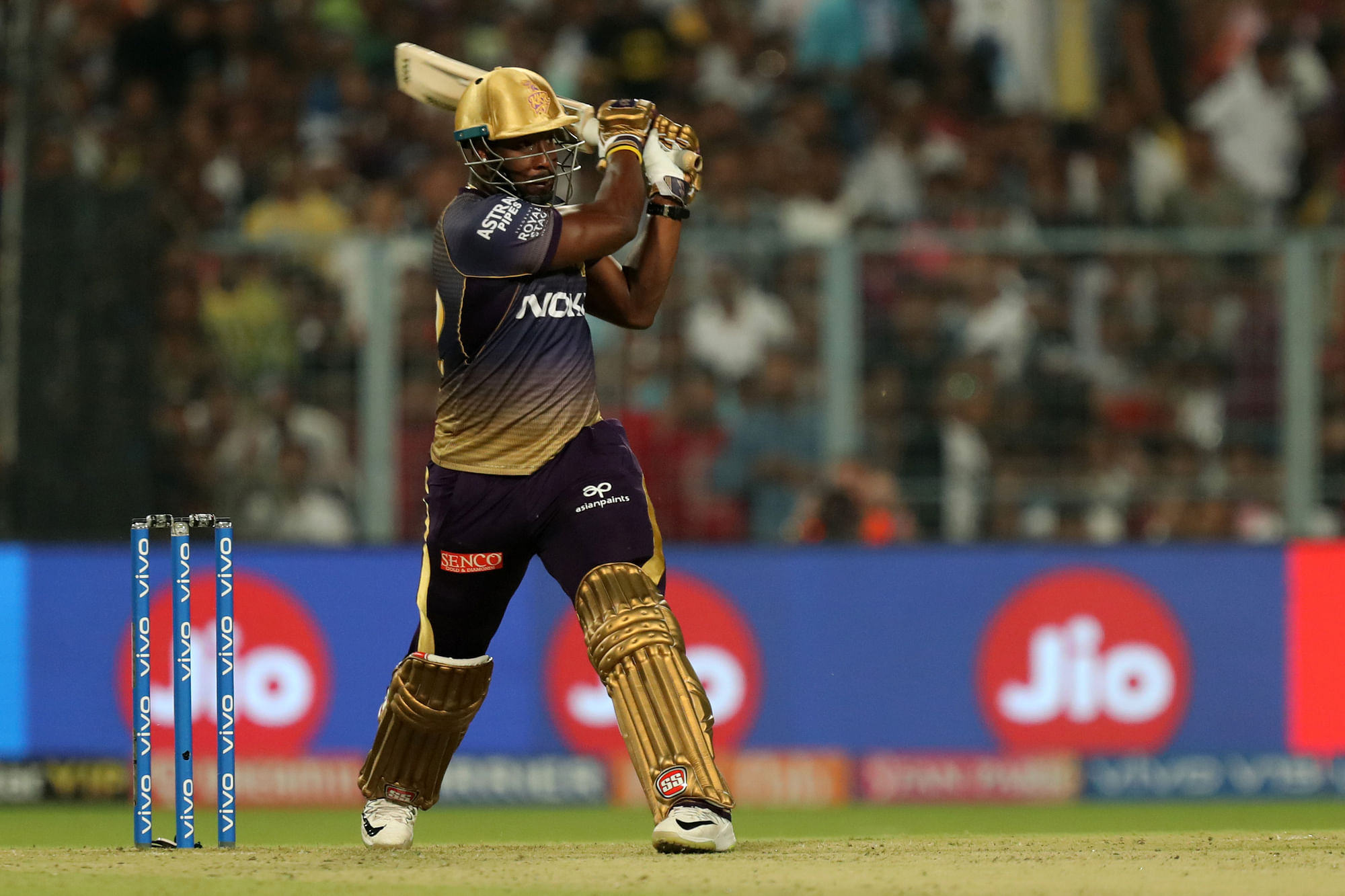 Russell scored 48 off 13 balls to win it for KKR.