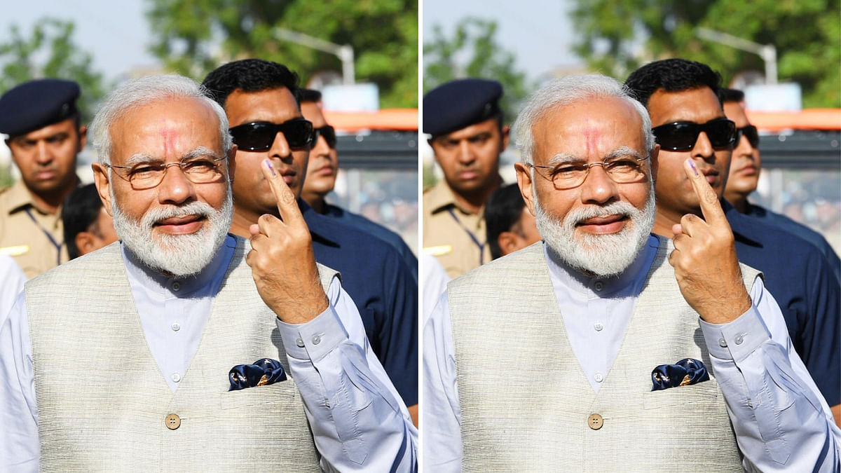 Voter ID More Powerful Than IED: PM Modi After Voting in Gujarat