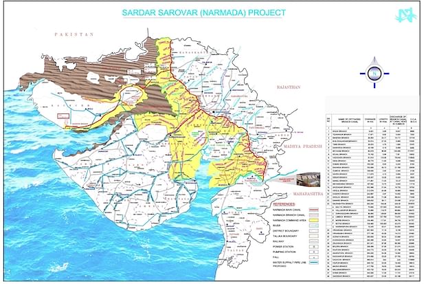 Water from the Narmada Valley Project does not reach the Kutch farmers suffering from a three year drought.