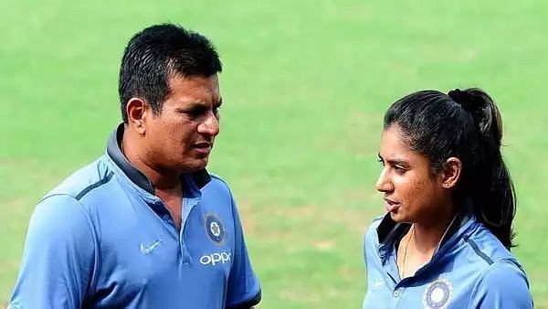 Tushar Arothe (left) took over the reins of the women’s national team in 2017 from Purnima Rao.