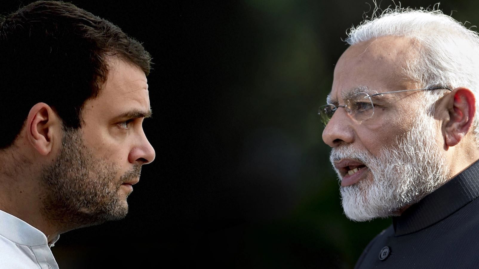 Congress leader Rahul Gandhi and PM Narendra Modi.