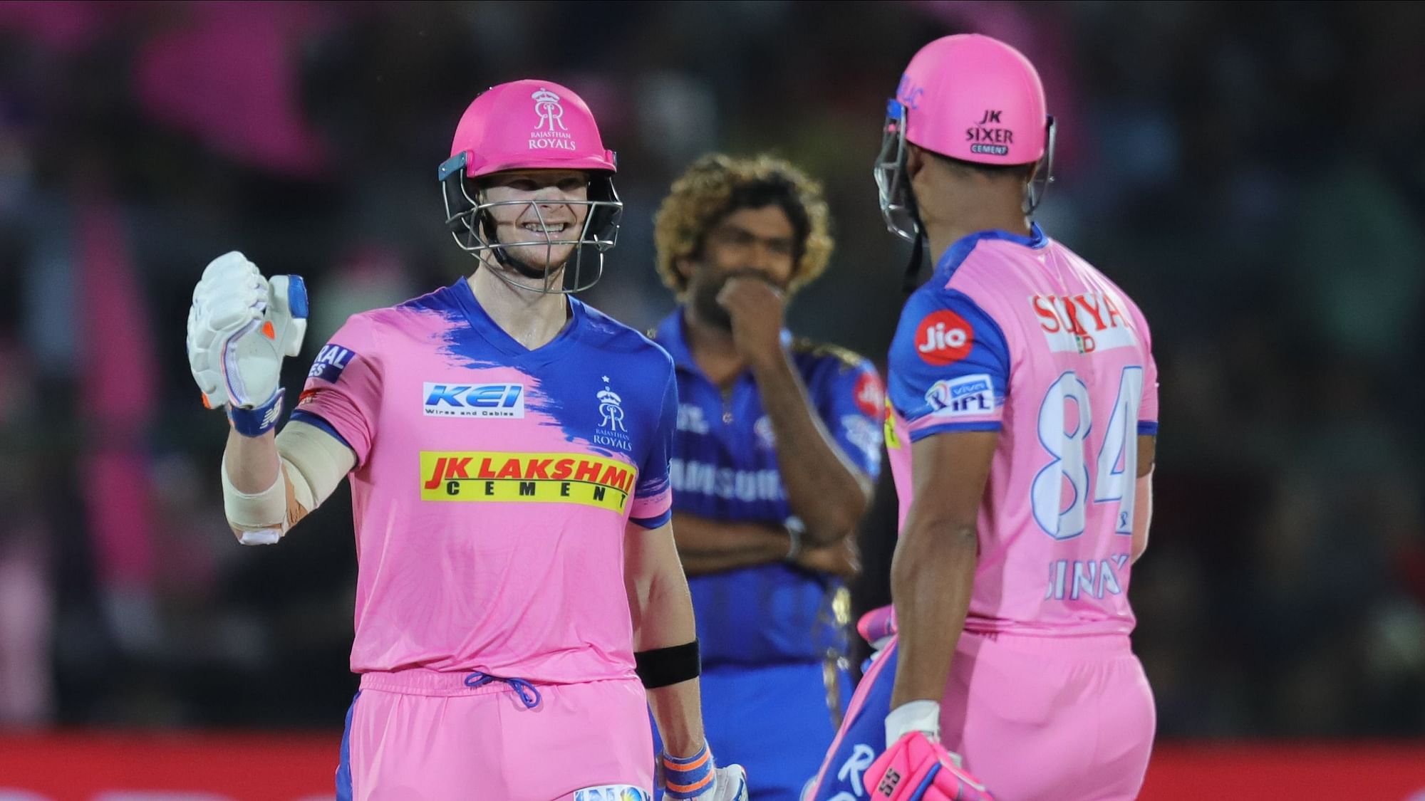 Steve Smith helped Rajasthan Royals beat Mumbai Indians by 5 wickets on 20 April.