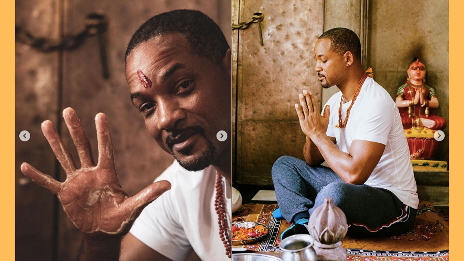 Will Smith shares pictures of his India visit.&nbsp;