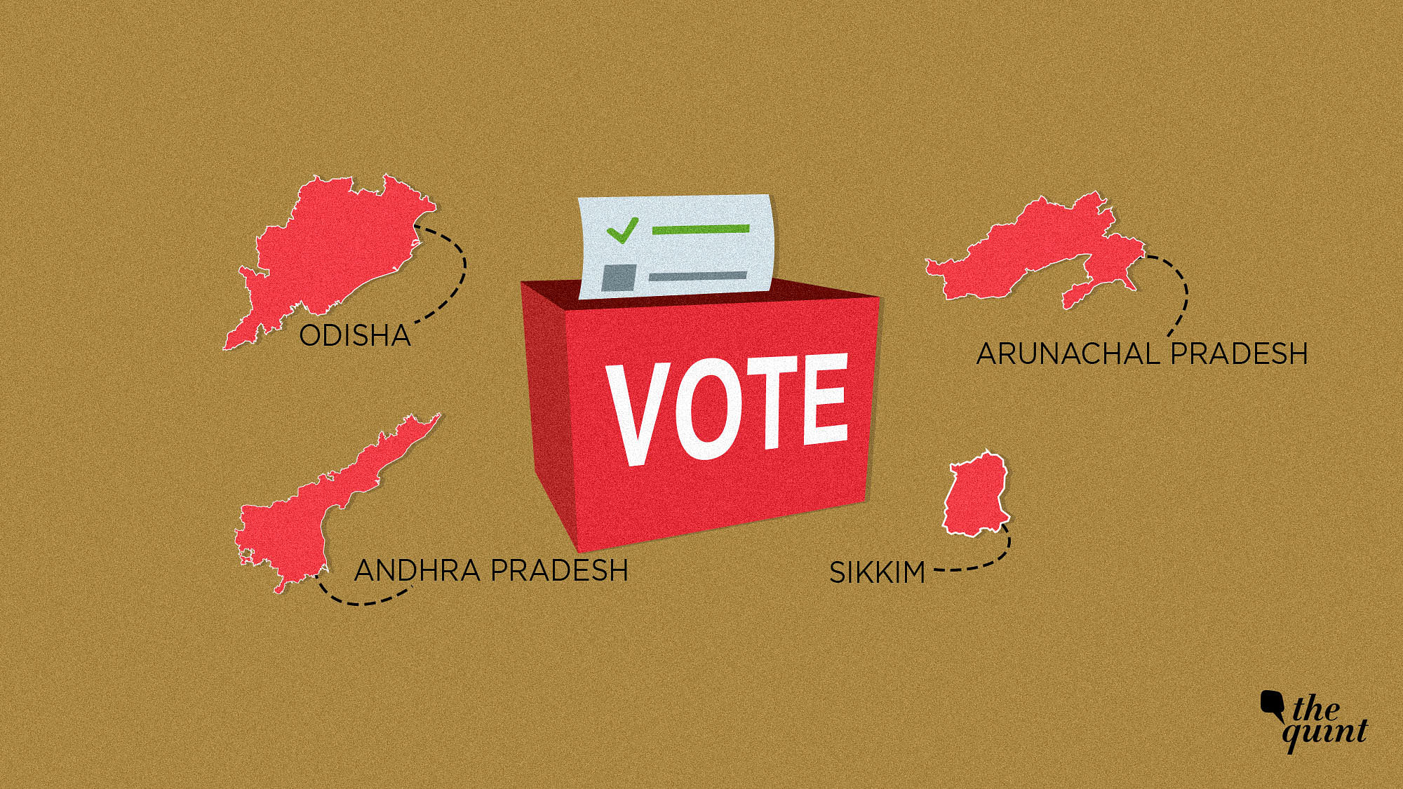 On the first day of Lok Sabha polling, four states – Andhra, Arunachal, Sikkim and Odisha – cast their ballot for Assembly elections.
