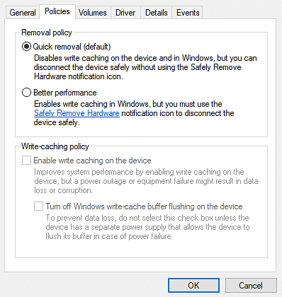 Windows 10 users can stop waiting for the safety dialogue box to remove  hardware, but it could affect  performance.