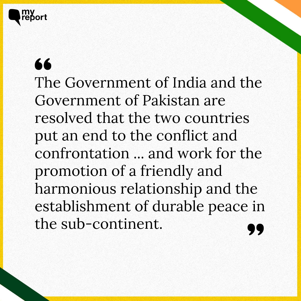  Here’s a look back at  attempts at peace between India and Pakistan, and the events that preceded them.