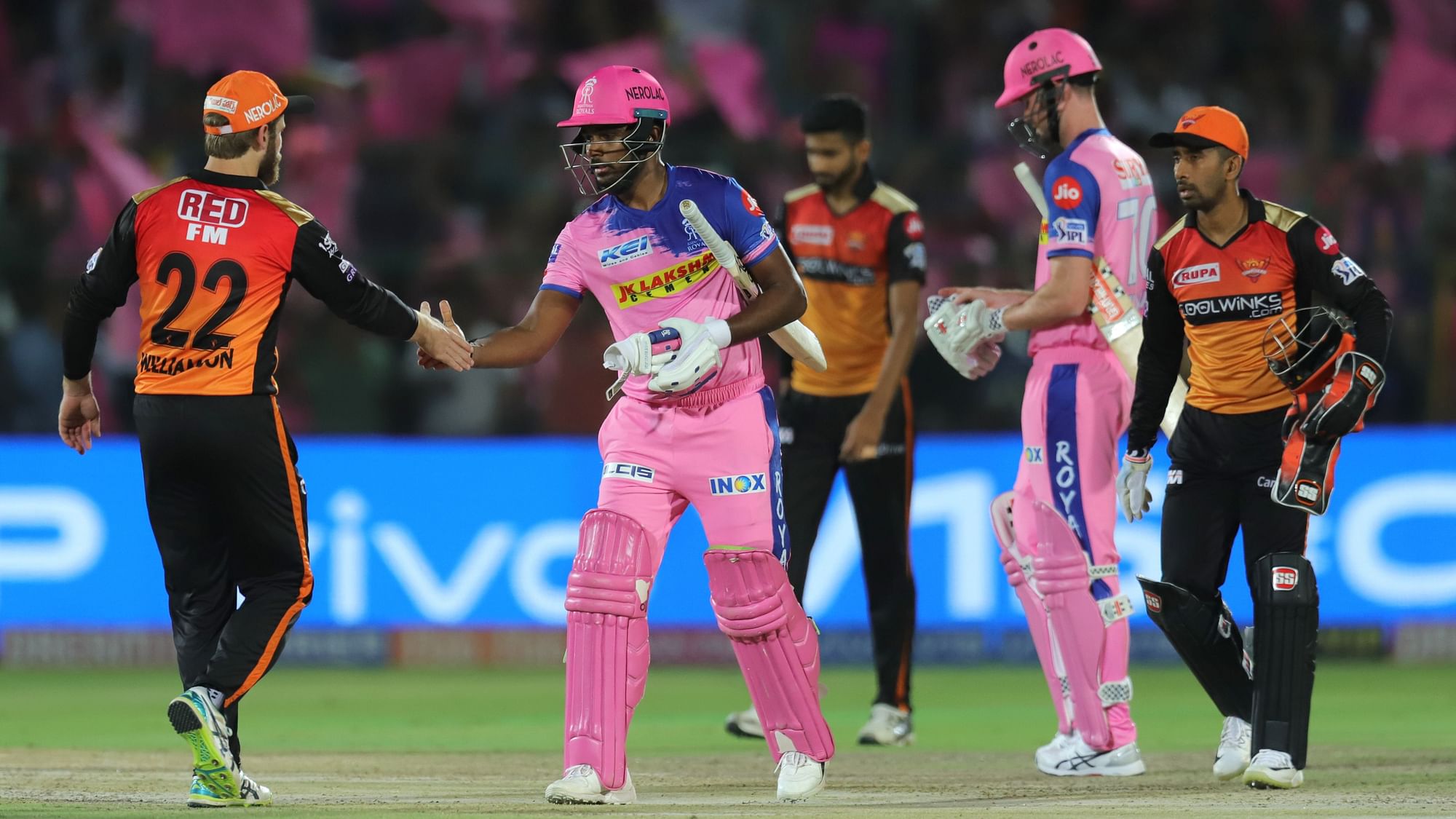 Rajasthan Royals chased down 161 against Sunrisers Hyderabad with five balls to spare.