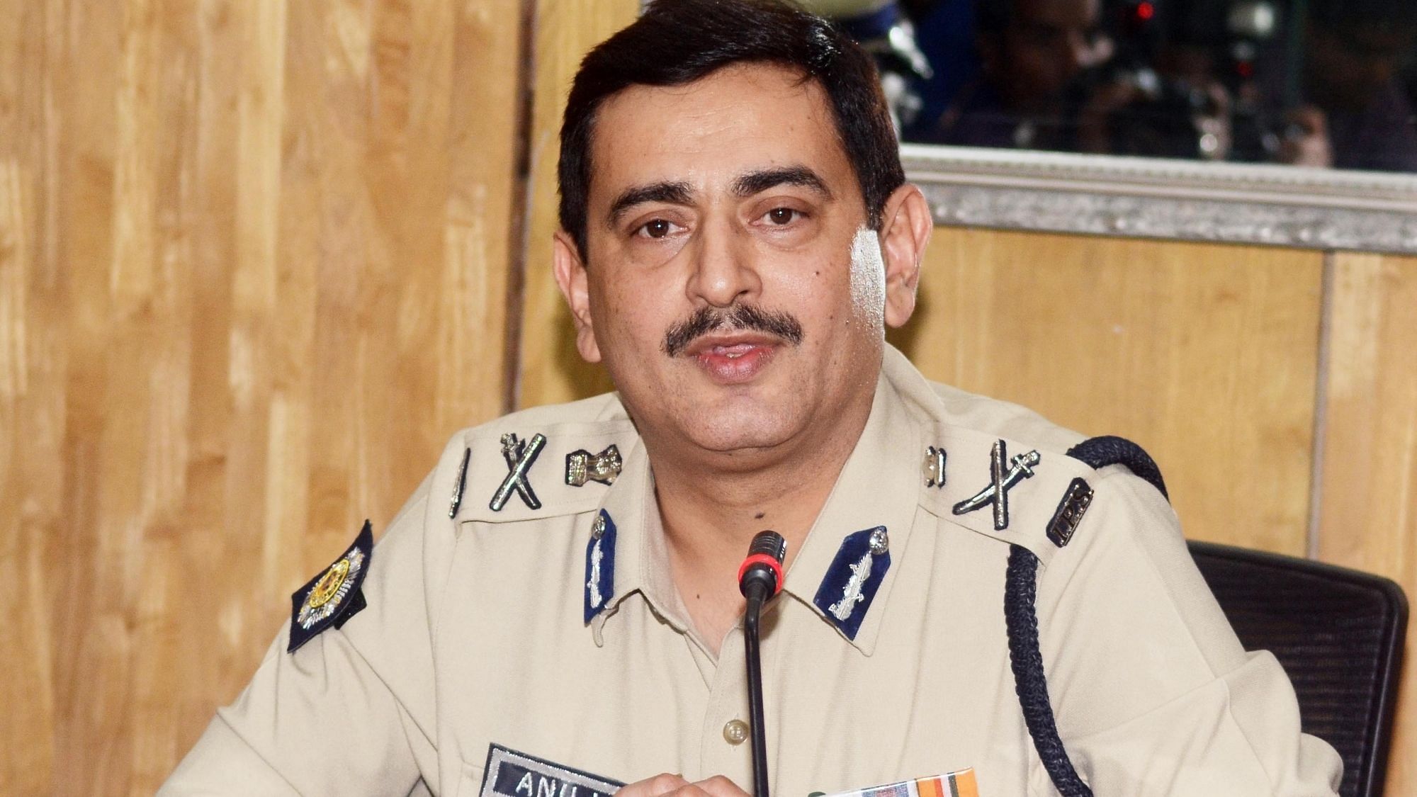 File photo of Kolkata Police Commissioner Anuj Sharma who was also replaced by the Election Commission.
