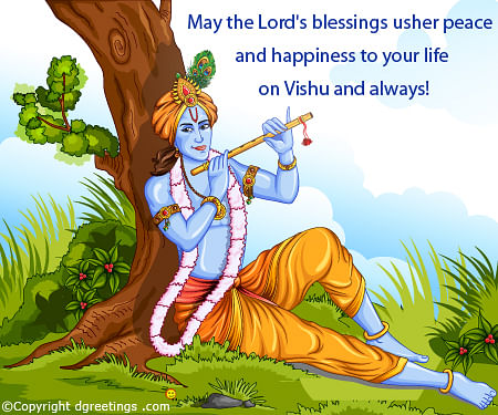 India is celebrating the harvest festival of Vishu on Monday, 15 April, this year.