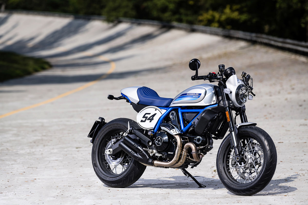The Ducati Scrambler range competes with Triumph’s Bonneville series and Harley-Davidson’s Forty Eight in India. 