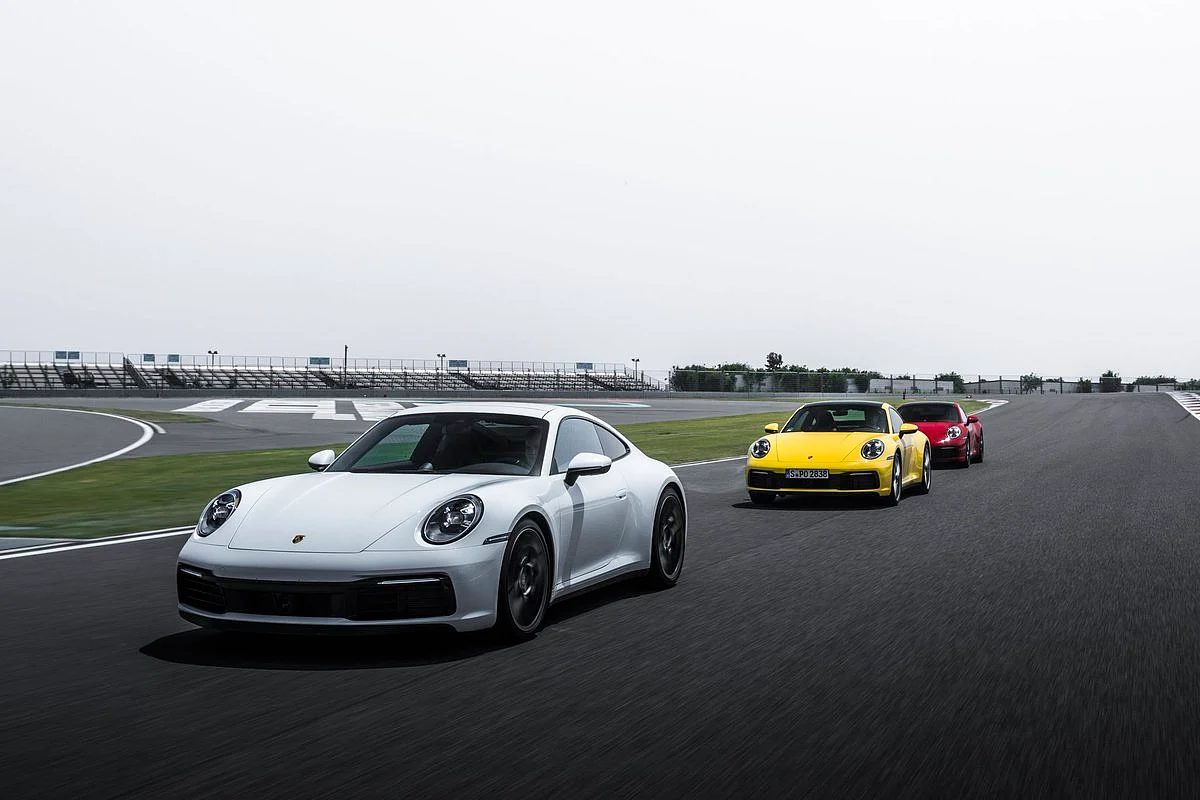 The new 911 is wider and flatter.