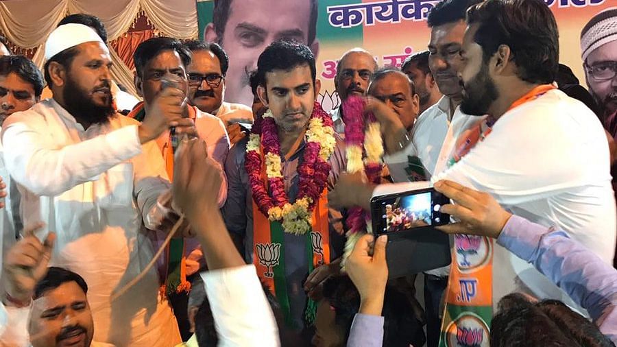 Gautam Gambhir finds himself campaigning for yet another ‘parachute candidate’ fielded by the BJP in East Delhi: Gautam Gambhir.