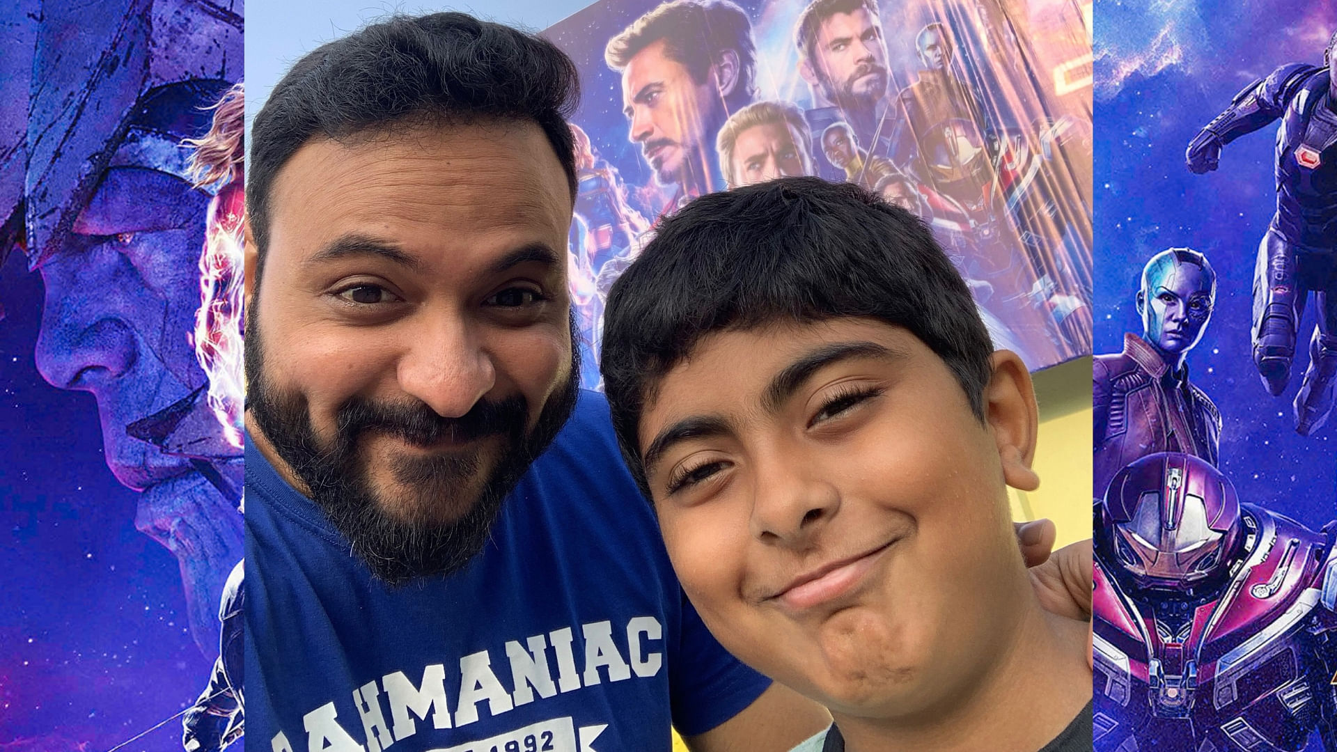 Anand Venkateshwaran and son went all out to experience <i>Avengers: Endgame</i>.