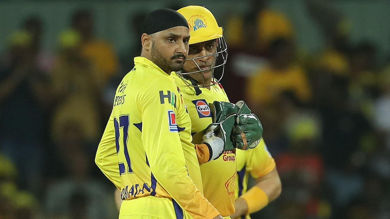 MS Dhoni was all praise for veteran spinners Harbhajan Singh and Imran Tahir, who delivered yet again.
