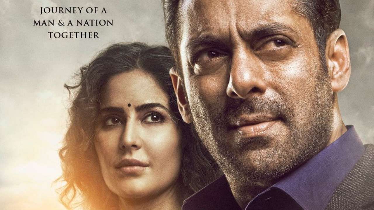 Salman Khan and Katrina Kaif in a new poster of <i>Bharat</i>.