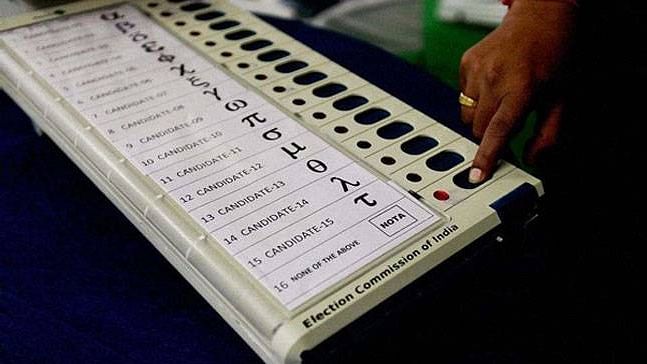 An EVM in India has only 16 options per machine. What happens if there are more candidates?