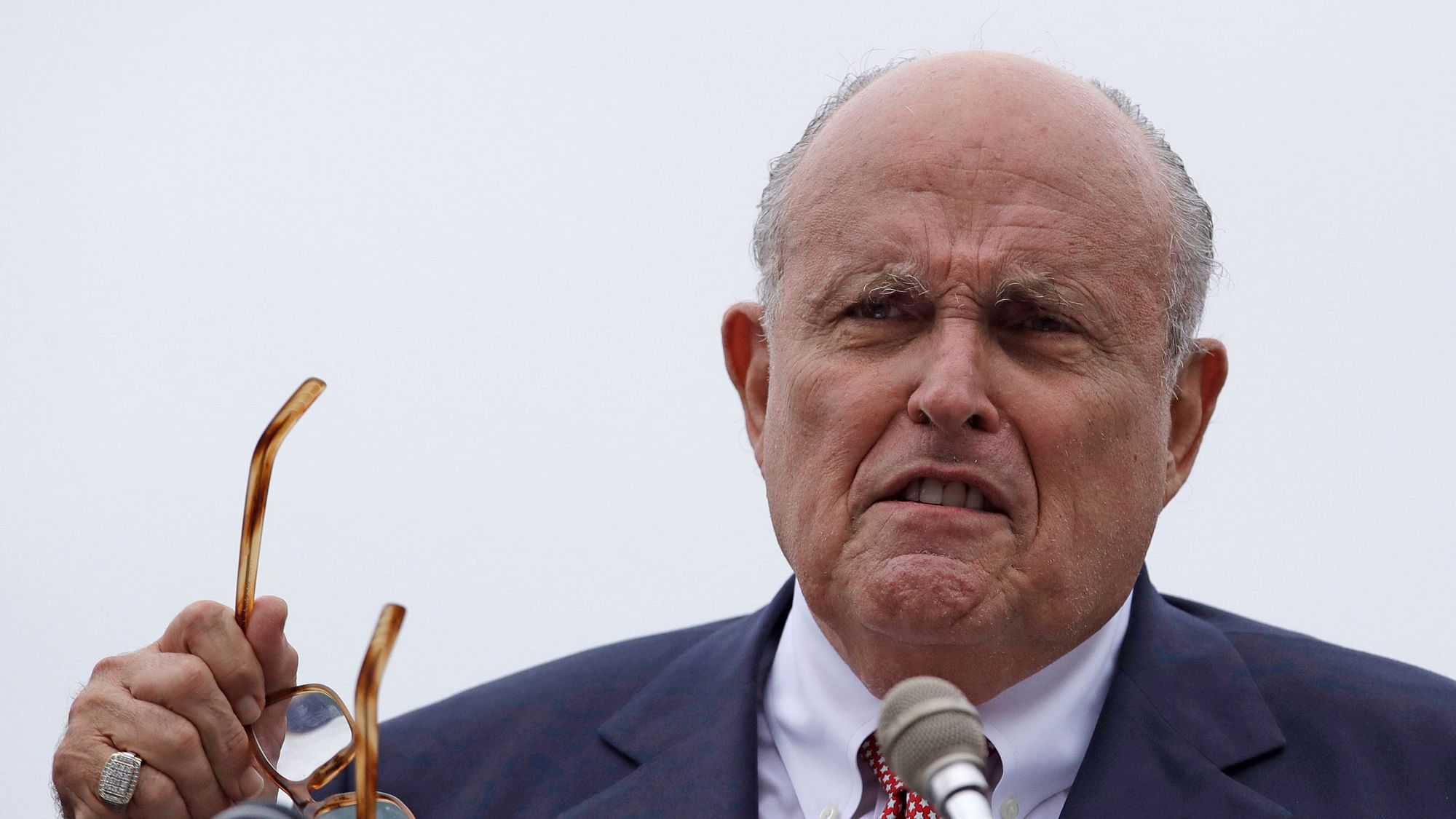 Donald Trump’s lawyer Rudy Giuliani (above) called the Trump campaign’s effort to get political help from representatives of the Russian government possibly ill-advised but not illegal.