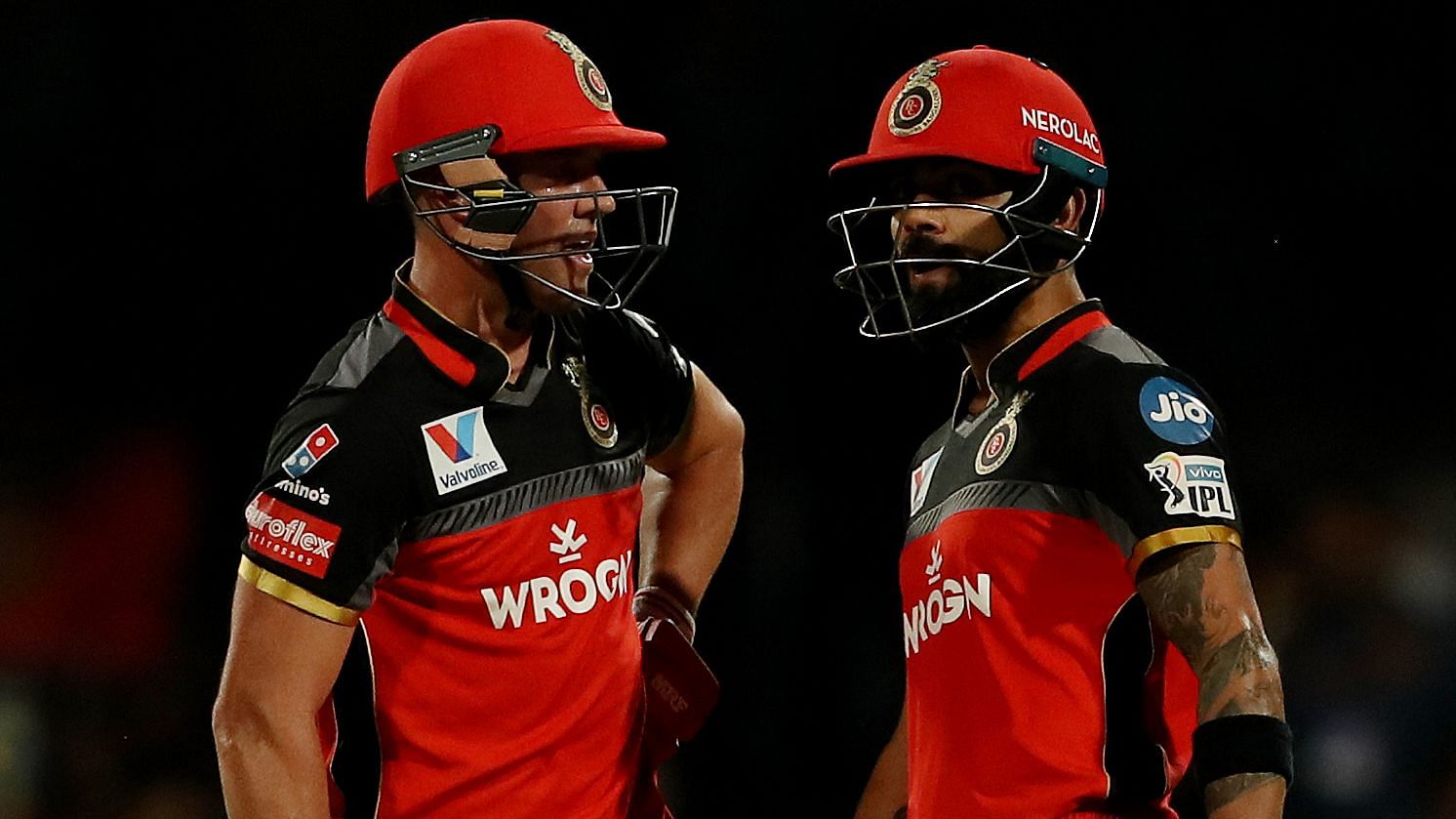 Virat Kohli and AB de Villiers scored 108 runs off 55 balls against Kolkata Knight Riders in Bangalore on Friday.