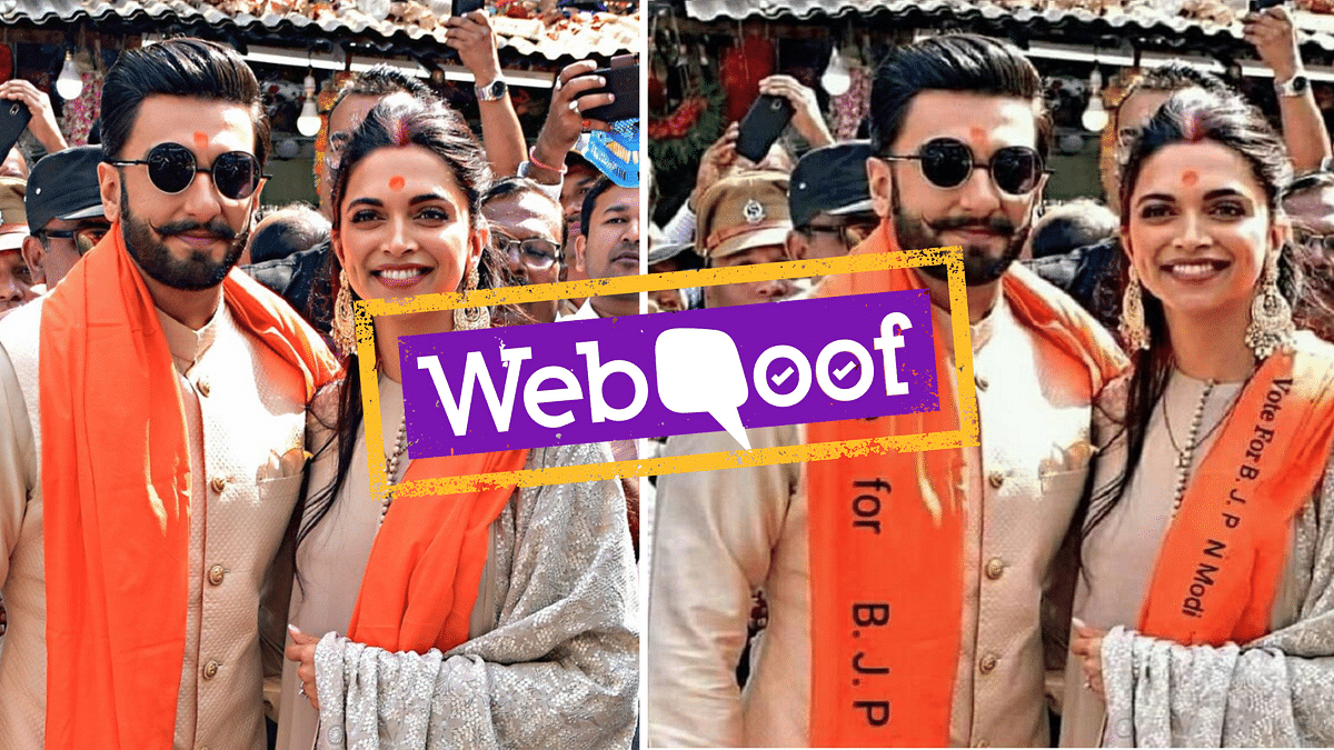 Are Ranveer, Deepika Campaigning for BJP? No, It’s Fake News
