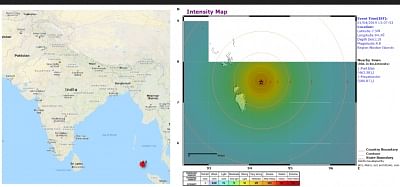 Eighteen earthquakes of various intensity rocked Andaman and Nicobar Islands from Sunday night to Monday morning.