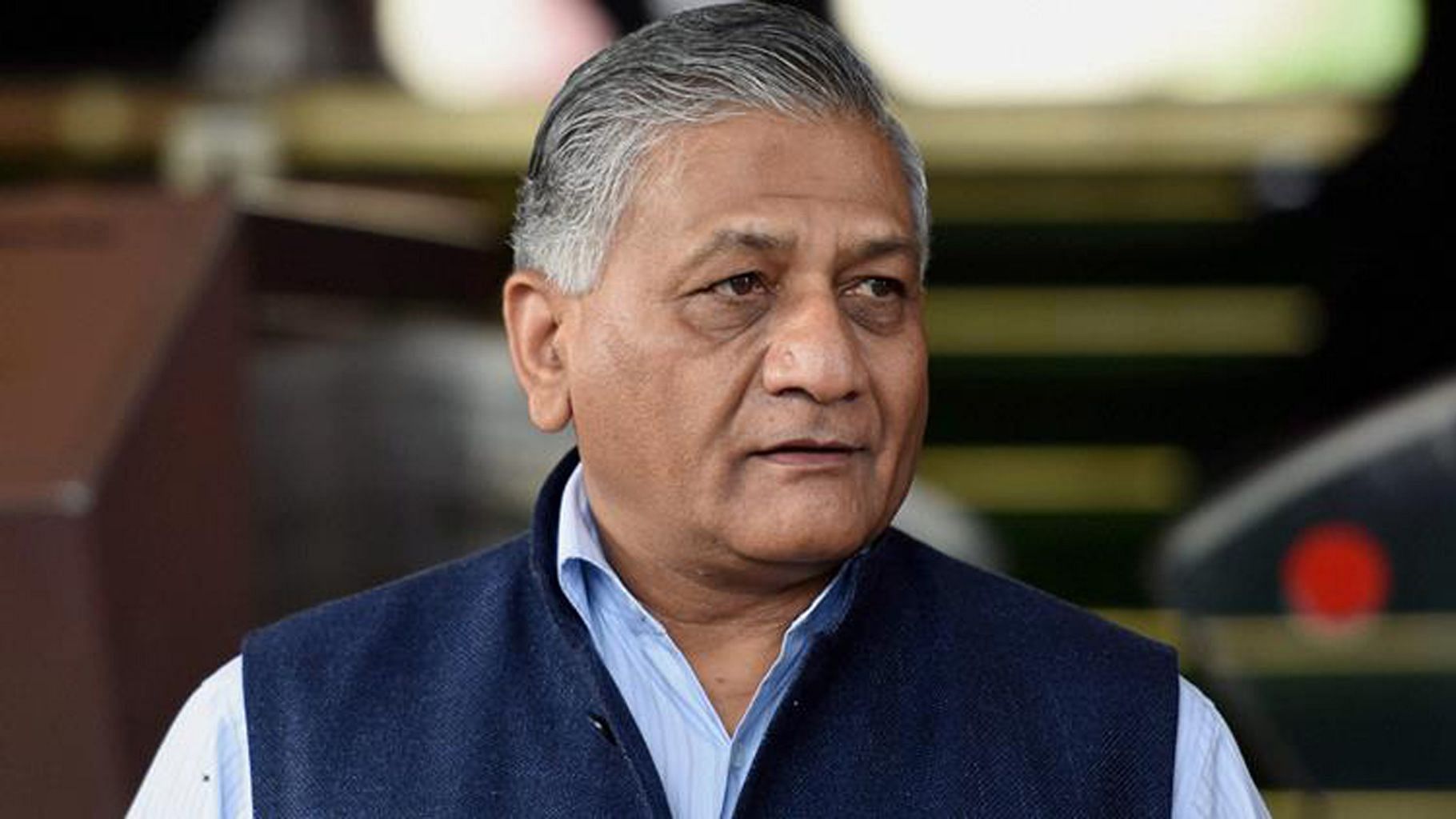 File image of Minister of State for External Affairs General VK Singh.