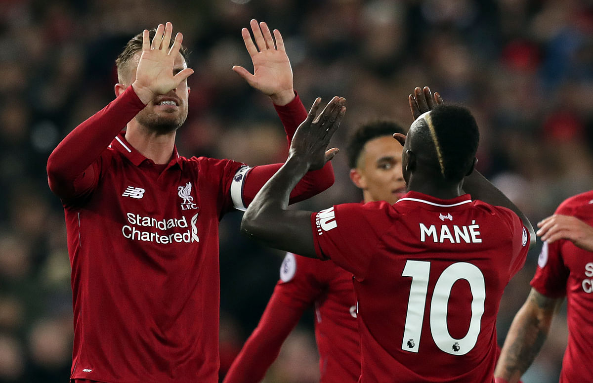 With 21 goals, Mo Salah is currently the highest league scorer while Sadio Mane is second with 20 goals. 