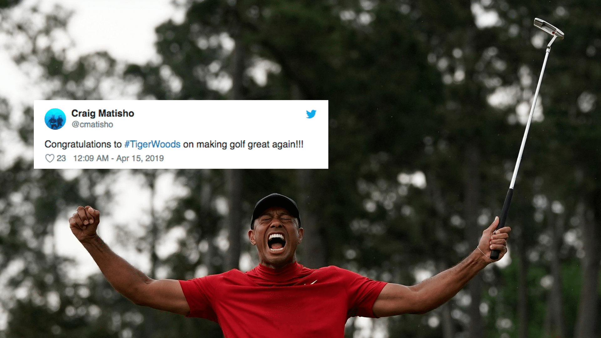 The comeback is complete. Tiger Woods has his fifth Masters title.
