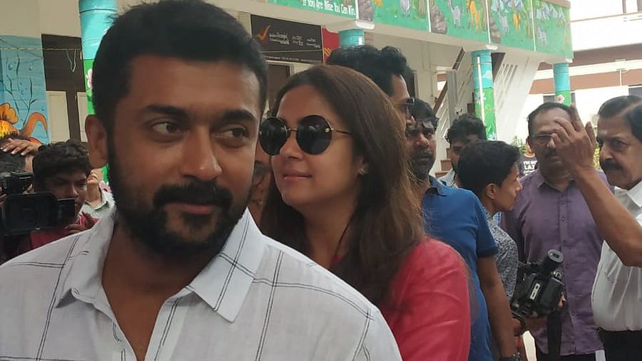Celebrities turned up in full force across Karnataka and Tamil Nadu to cast their votes.