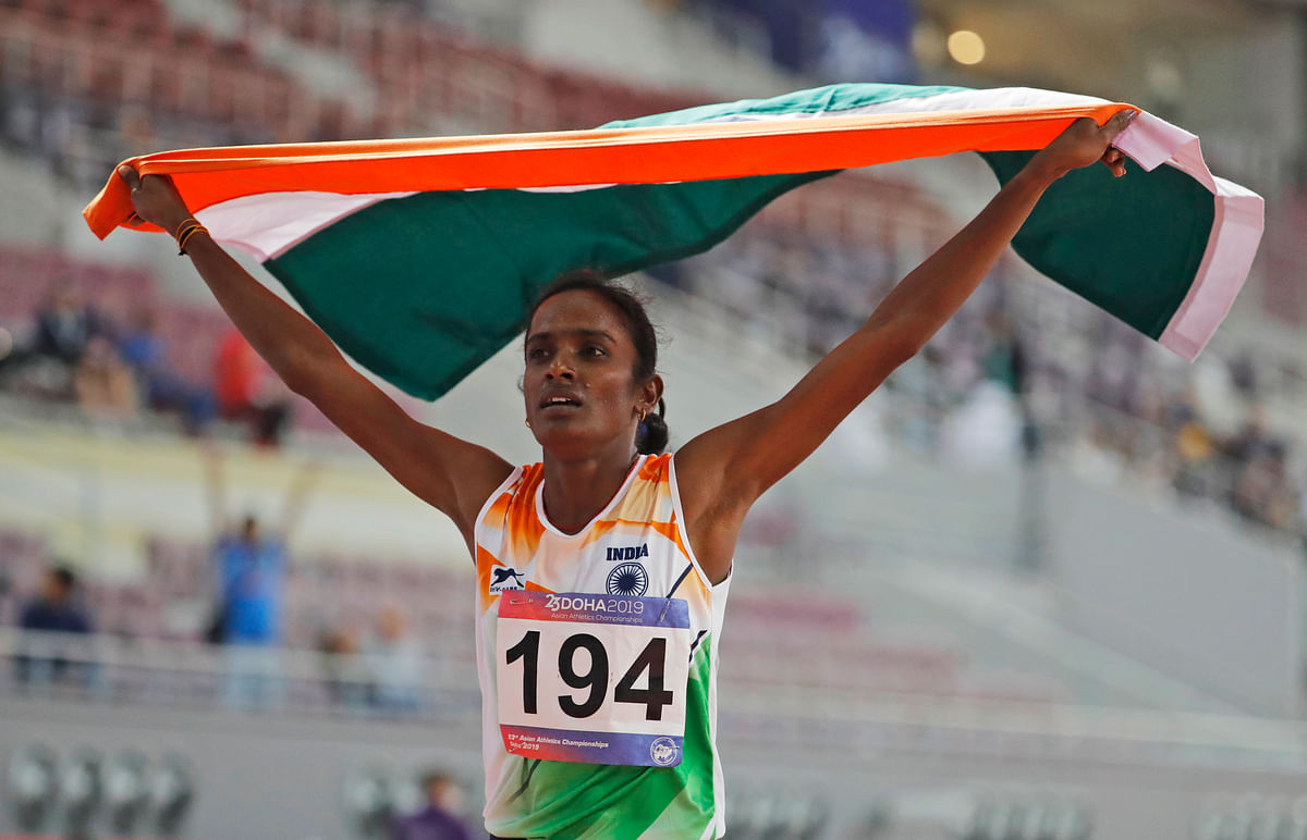  Gomathi used her energy conservatively through the 800m final to win gold in the Asian Athletics Championships.
