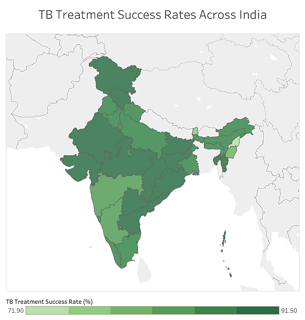 TB Treatment Success Rates Across India