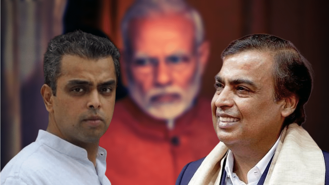 Industrialist Mukesh Ambani appeared in a video endorsing Congress candidate Milind Deora for the Mumbai South constituency.  