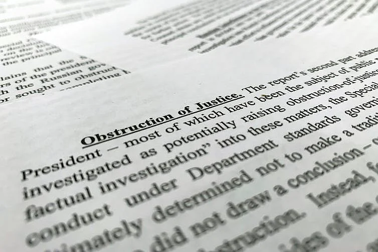 Barr’s March 24 letter to Congress summarising the findings of Mueller’s report.