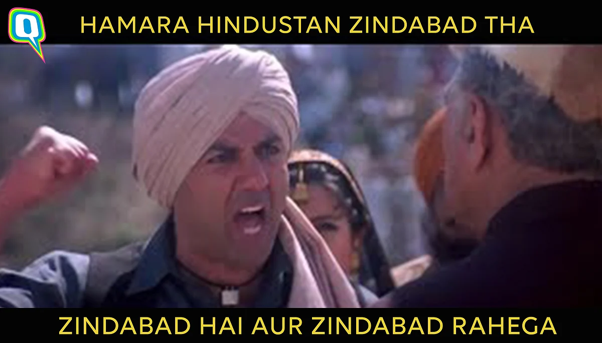 Still from Gaddar