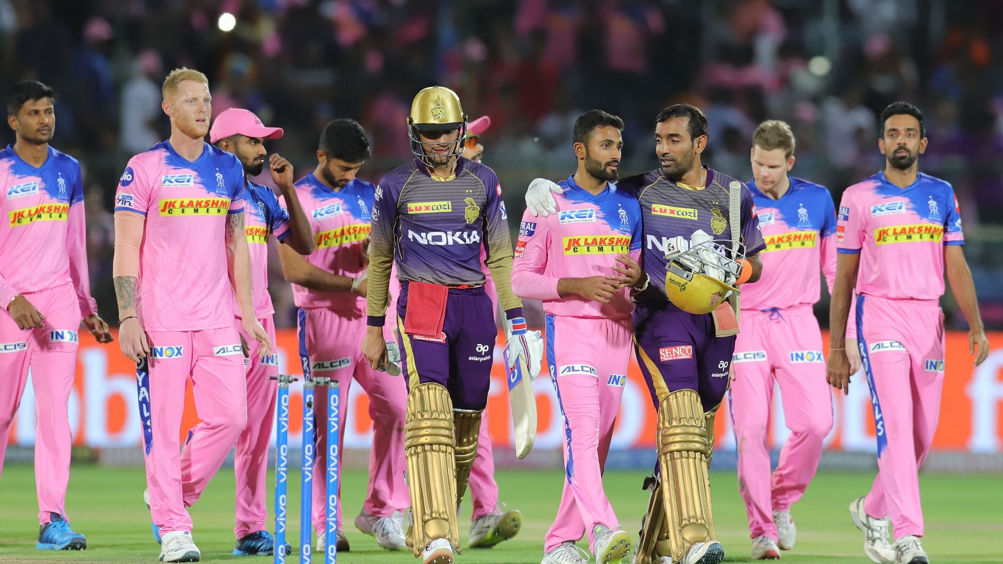 Kolkata Knight Riders defeated Rajasthan Royals in Jaipur on the 7th April 2019
