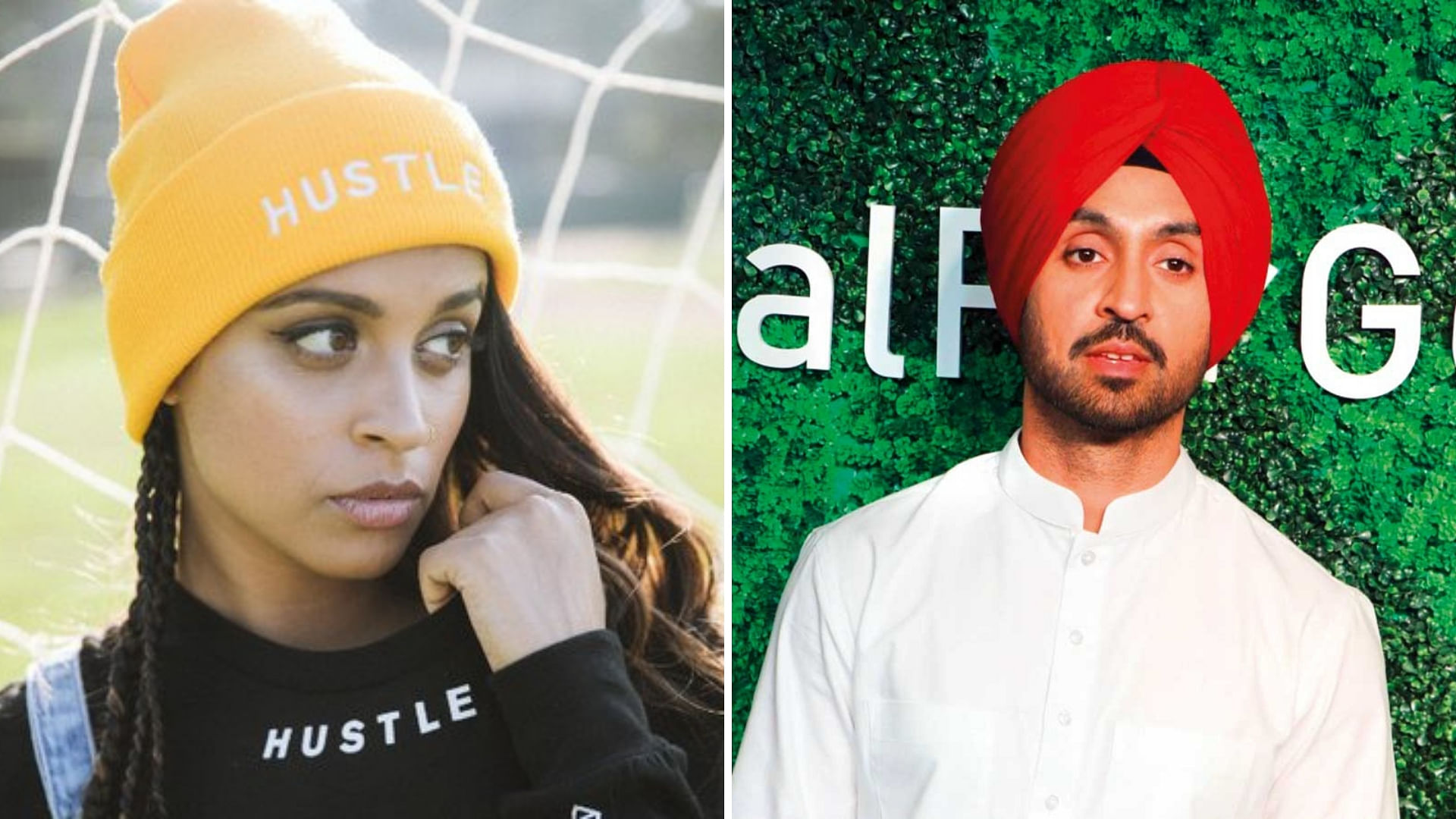 Lilly Singh and Diljit Dosanjh.
