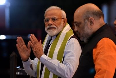 VVIP voters in Gandhinagar: Modi, Amit Shah, Advani