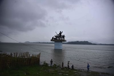 Guwahati: Guwahati witnesses an overcast day due to the impact of cyclone Fani, on May 4, 2019. Most parts of Assam witnessed incessant rains on Saturday due to the impact of one of the strongest storms to batter the Indian subcontinent in decades. (Photo: IANS)