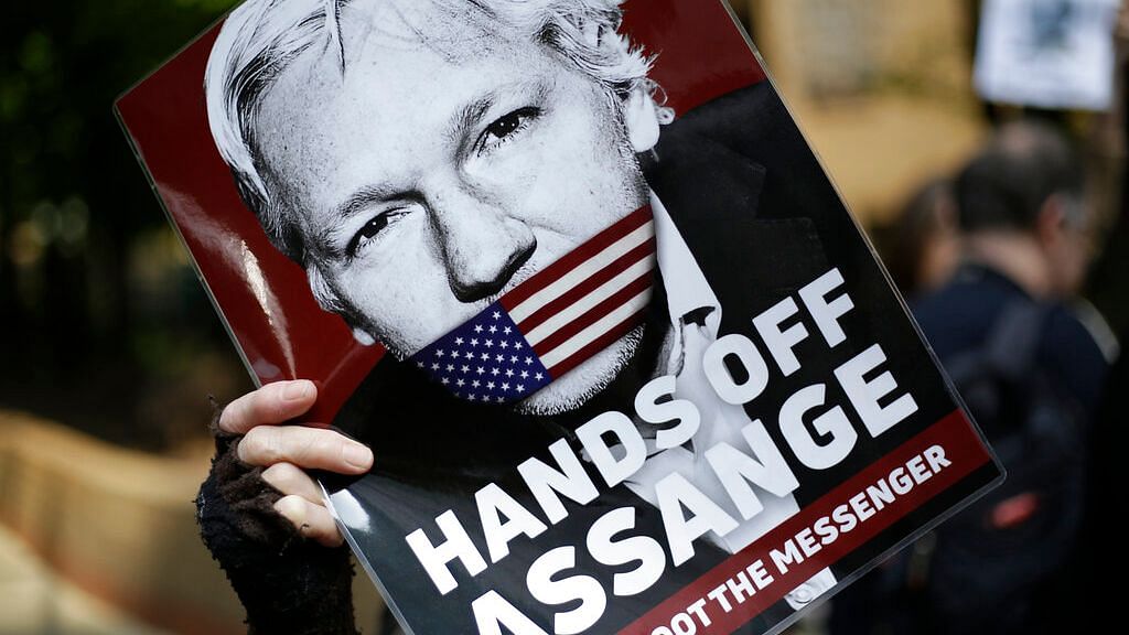 The Justice Department has charged Assange with receiving and publishing classified information. 
