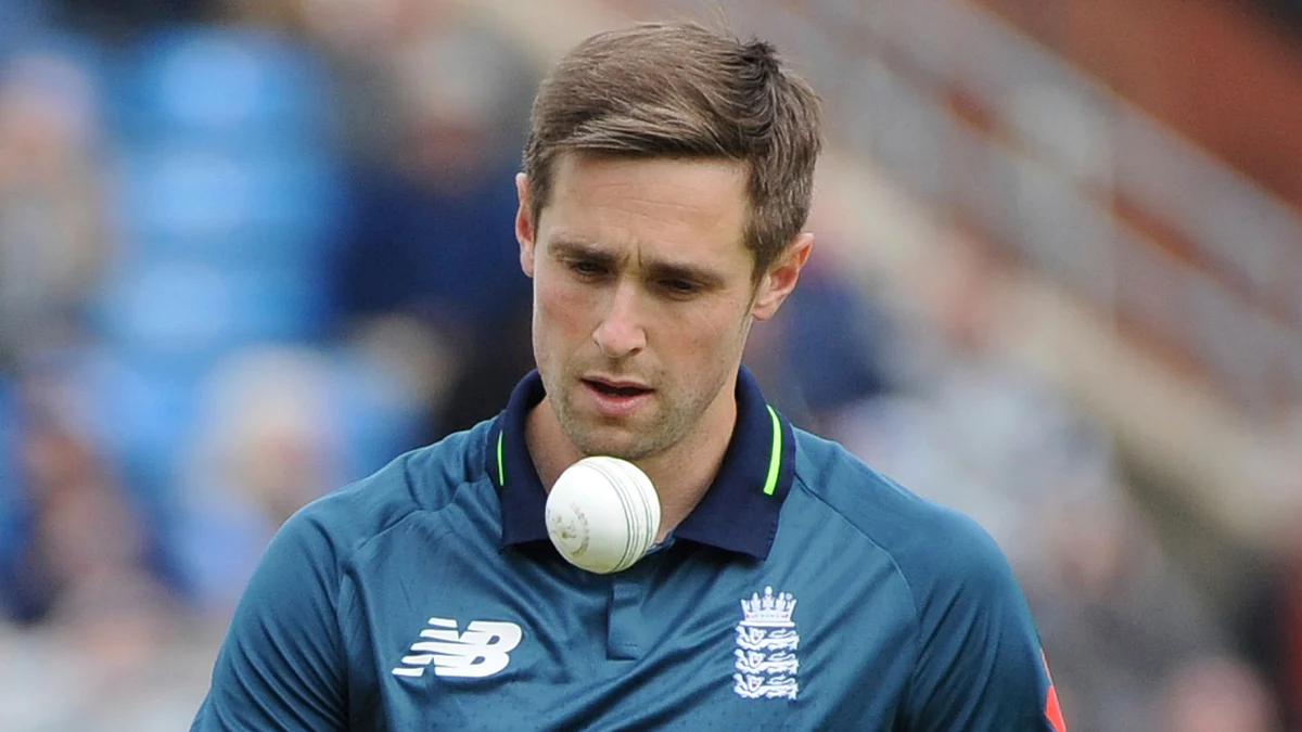 File picture of England all-rounder Chris Woakes.