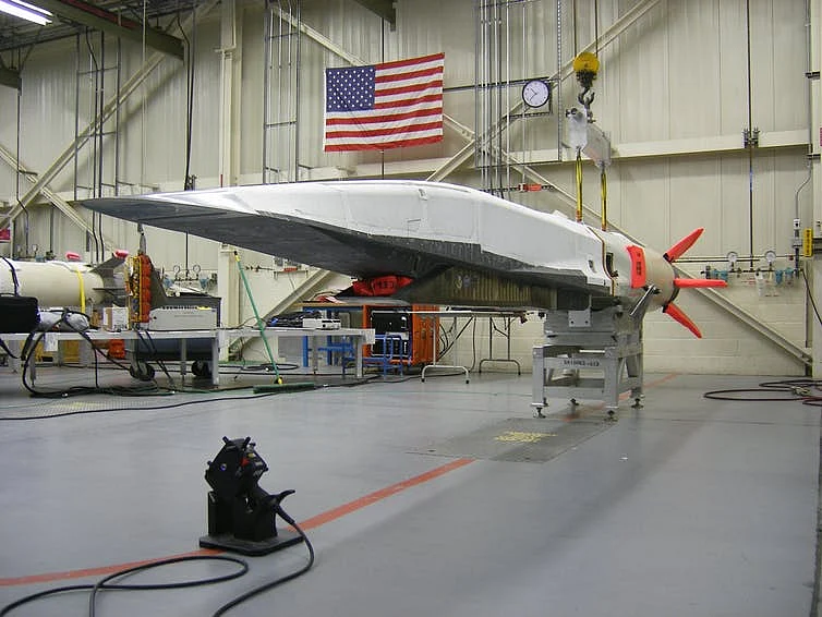 An earlier generation of hypersonic weapon: The X-51A WaveRider in 2010.
