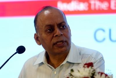 Chennai: Defence Production Secretary Ajay Kumar addresses during DefExpo 2018 in Chennai on April 8, 2018. (Photo: IANS)