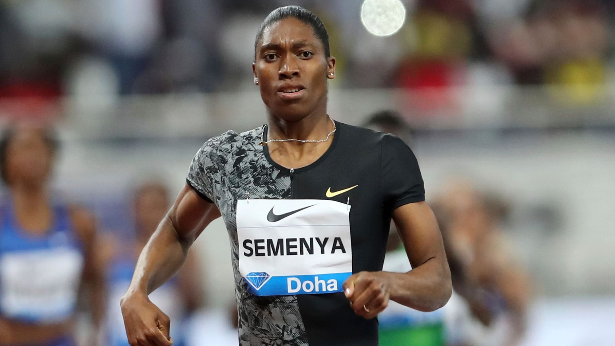 Semenya was never challenged at the opening Diamond League meet of the season, winning in 1 minute 54.98 seconds. 