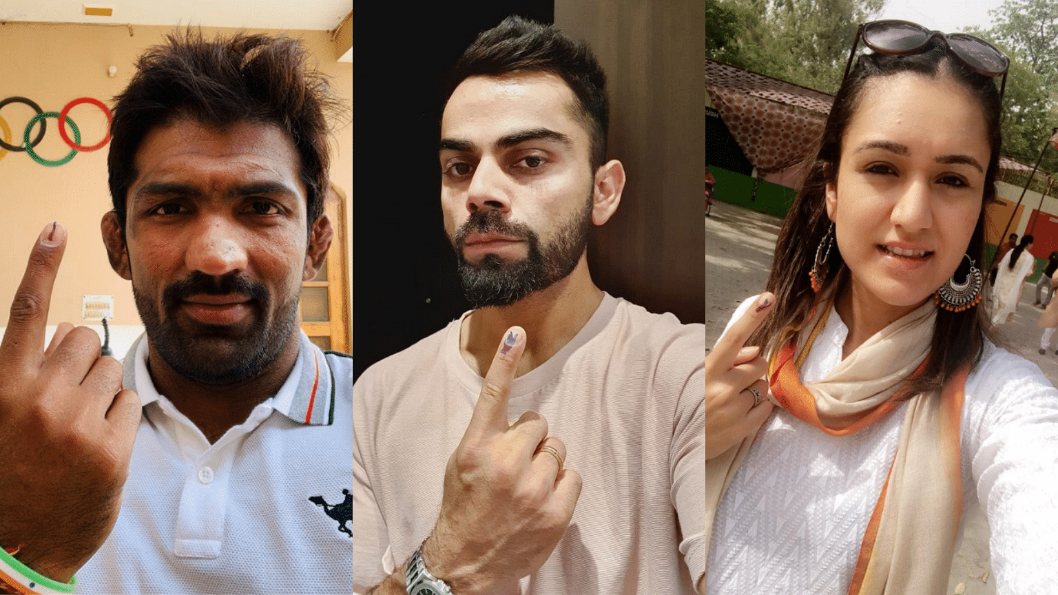 Sportspersons from varying backgrounds casted their votes on Sunday also urging others to step forward.