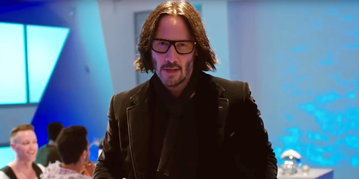 Keanu Reeves makes a hilarious cameo in the film.